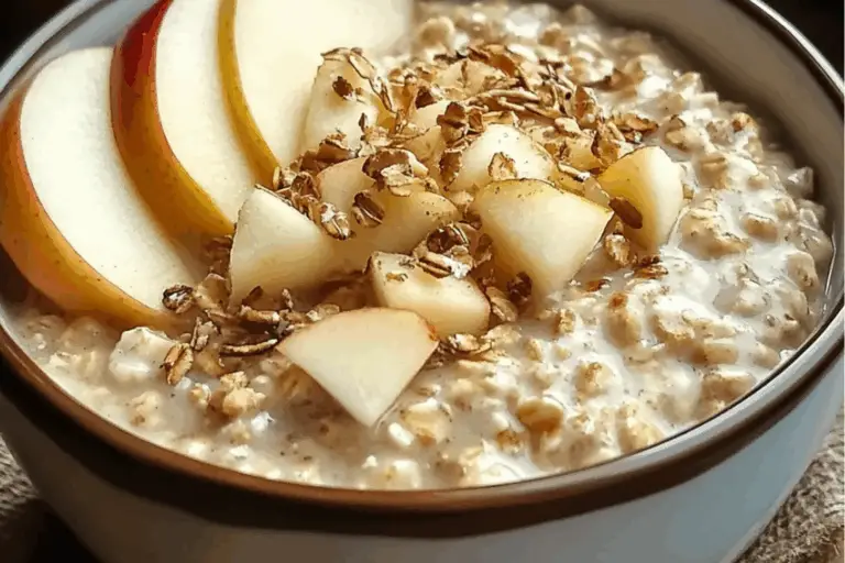 Overnight Oats with Apples