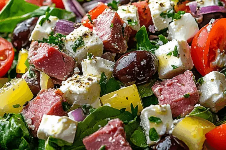 Greek Salad with Meat