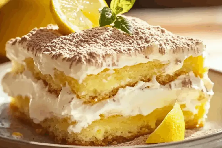 Lemon Tiramisu: A Zesty Twist on a Classic Favorite