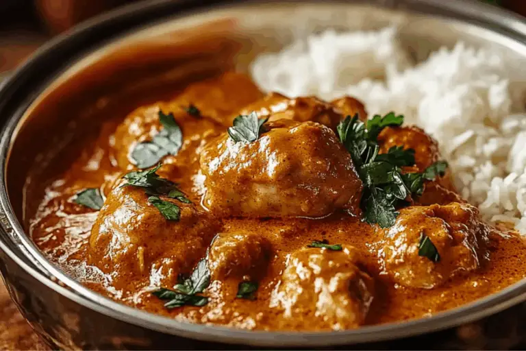Instant Pot Butter Chicken Chocoflan Fusion