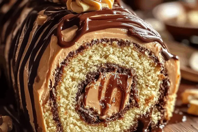 Chocolate Peanut Butter Dream Roll (Not on Google)