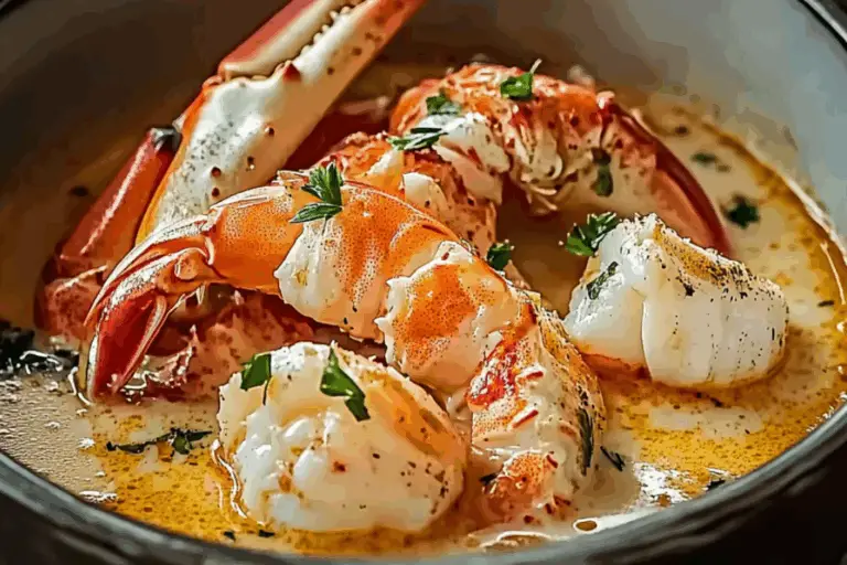 Creamy Ocean Bliss Bisque: A Luxurious Seafood Indulgence