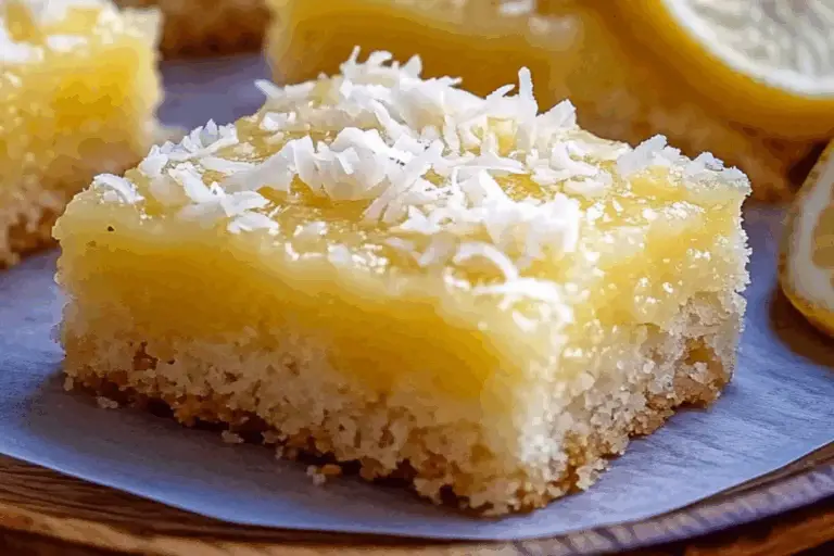 Sunshine Bites: One-Bowl Coconut Lemon Slice That Practically Makes Itself