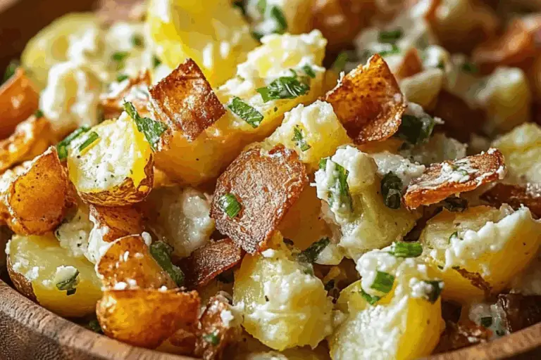 Crispy Smashed Potato Salad
