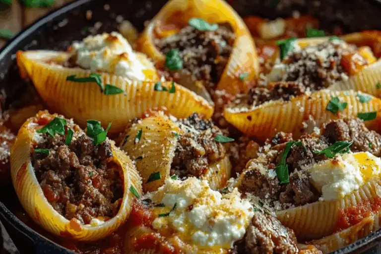 Beef Stuffed Shells with Ricotta: A Flavor-Packed Comfort Dish