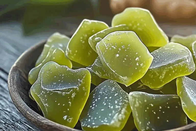 Zesty Zen Chews: Green Tea, Lemon & Ginger Delight