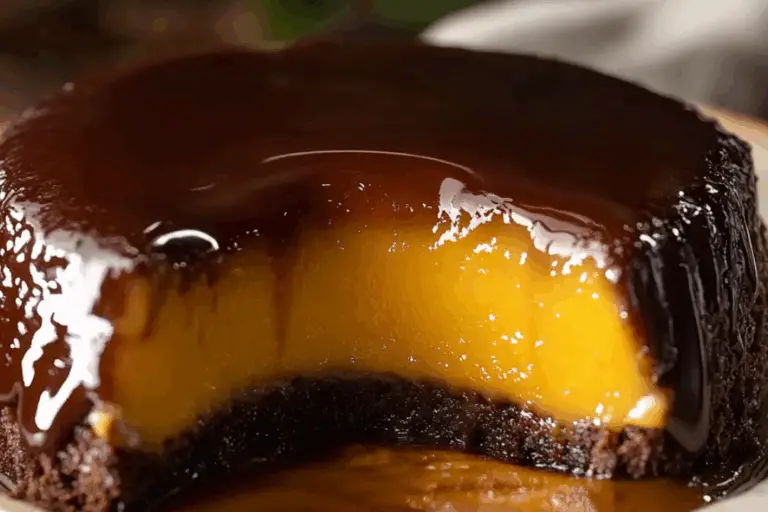 The Sweetest Twist: Magic Melt Chocoflan