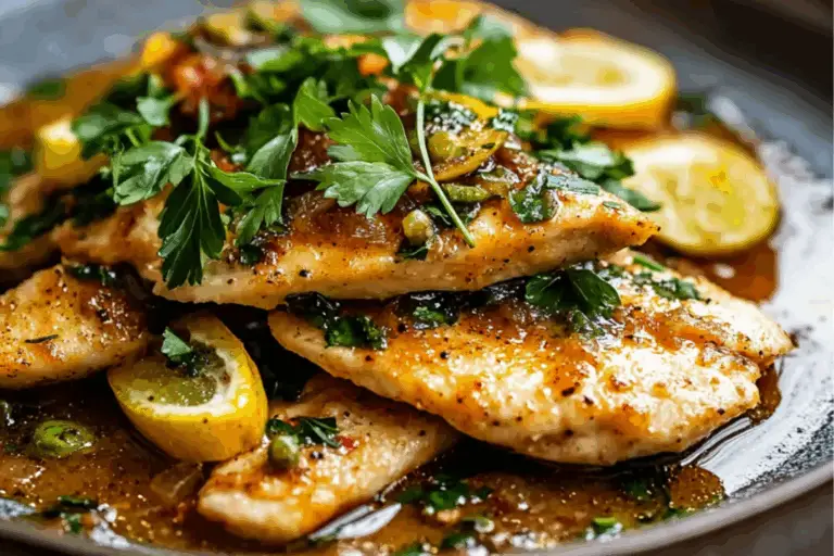 Spicy Brown Butter Chicken Piccata