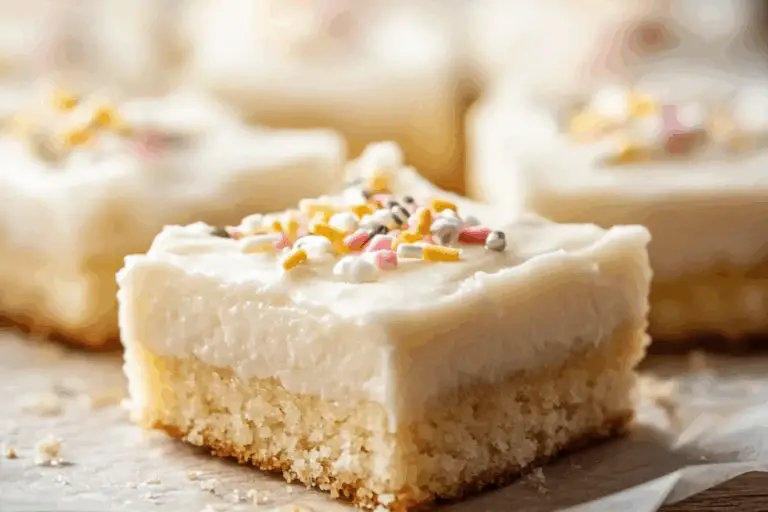 Frosted Sugar Cookie Bars