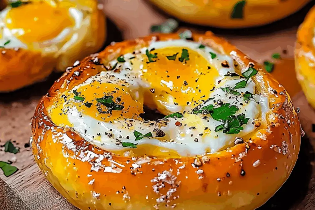 Morning Magic: Air Fryer Cheesy Egg Bagels You’ll Crave Every Day