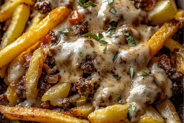 Sheet Pan Smashburger Fries