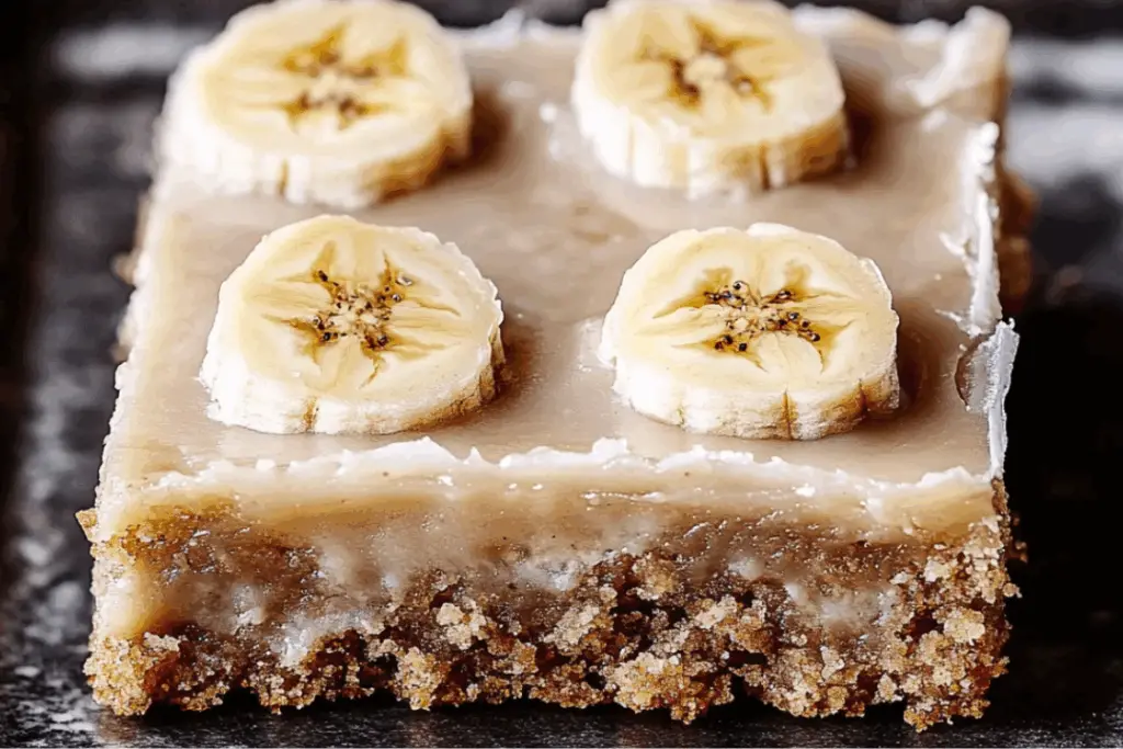 Old Fashioned Frosted Banana Bars