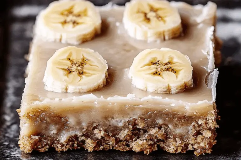 Old Fashioned Frosted Banana Bars