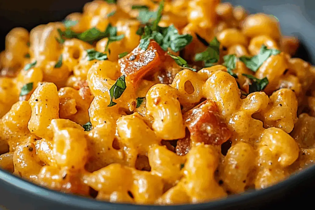 Creamy Kickin’ Queso Pasta Power Bowl