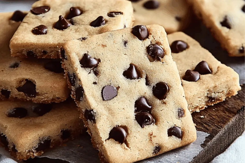 Chocolate Chip Shortbread Cookies
