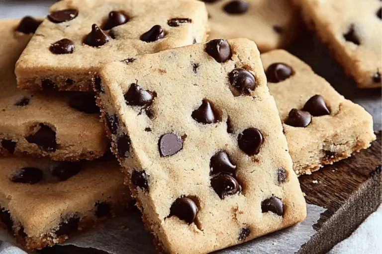 Chocolate Chip Shortbread Cookies