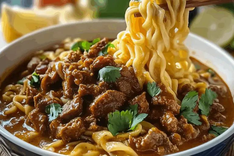 Velvet Heat Curry Goat Noodles