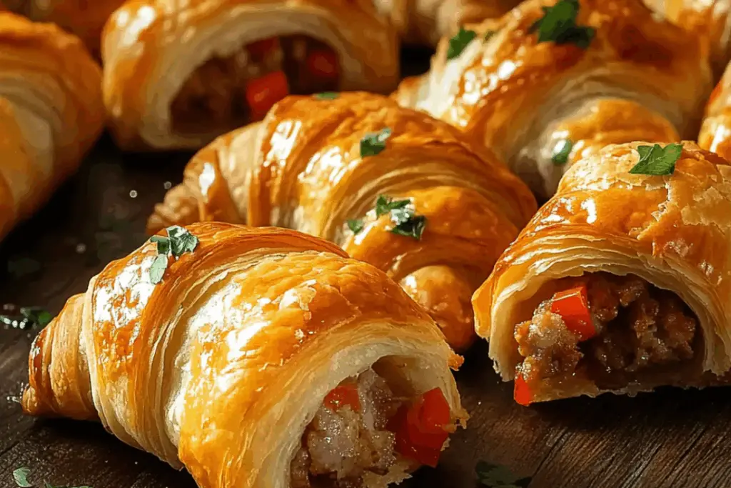 Zesty Sausage & Rotel Crescent Roll-Ups (A Totally Irresistible Snack Hack)
