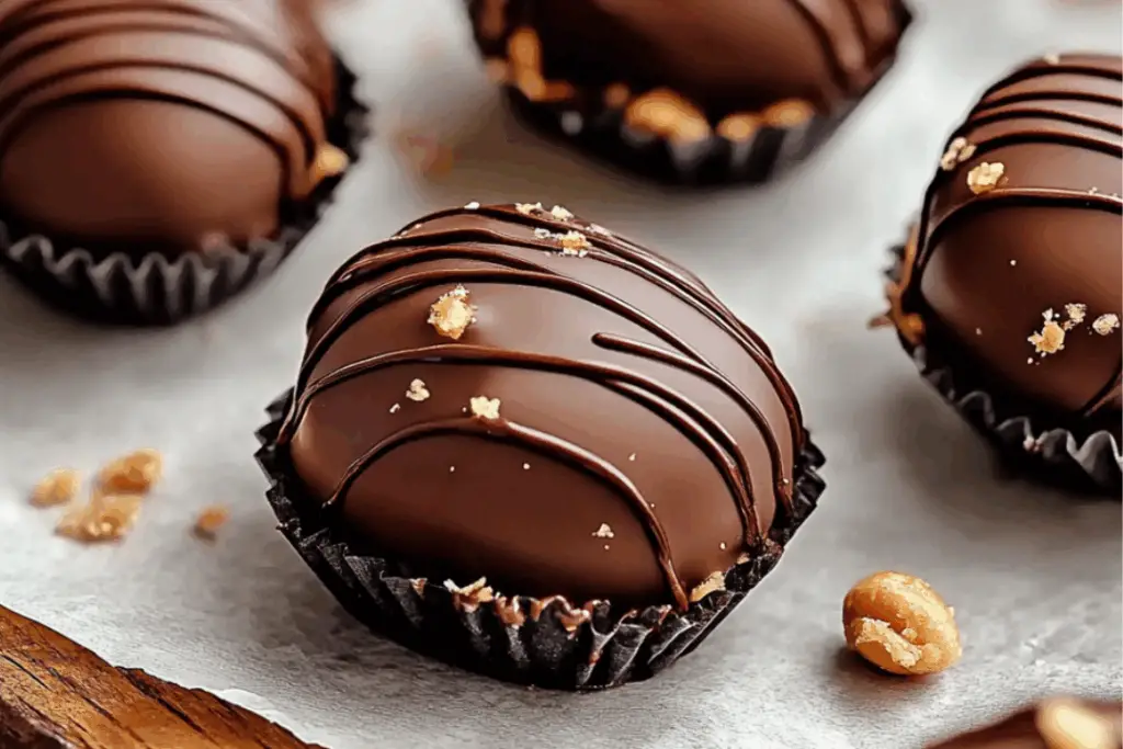 Velvety Peanut Butter Truffle Eggs