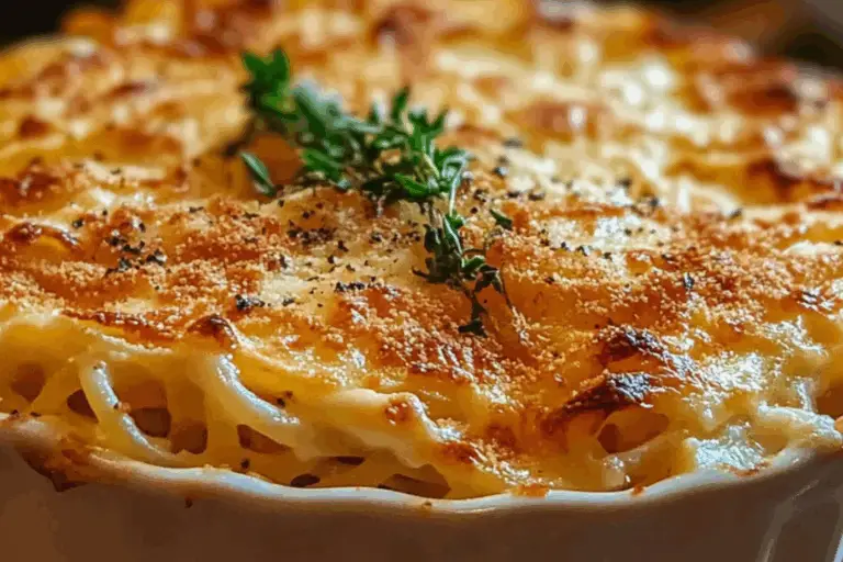 Velvety Baked Spaghetti Bliss Casserole