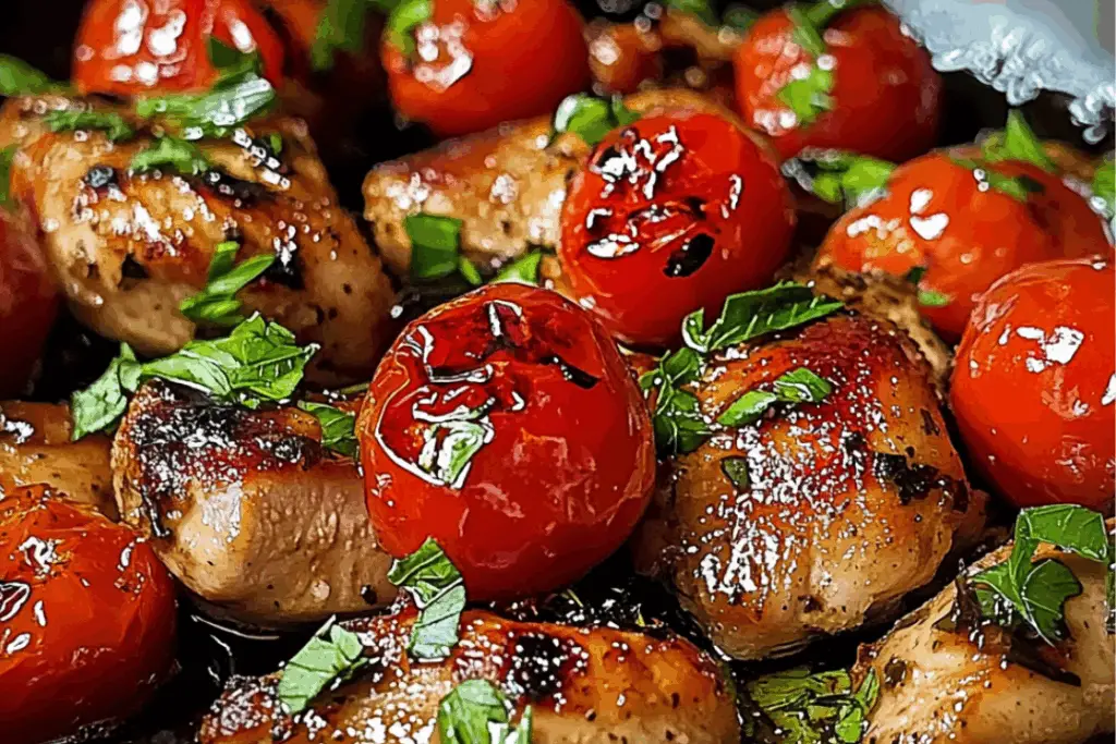 Balsamic Chicken and Tomatoes