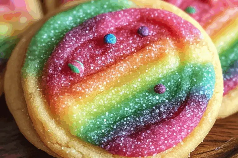 Sparkling Spectrum Sugar Cookies