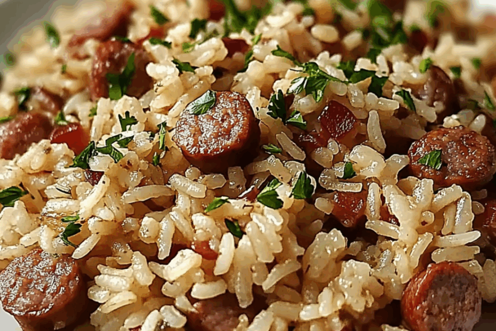 Rice and Italian Sausage
