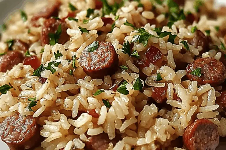 Rice and Italian Sausage