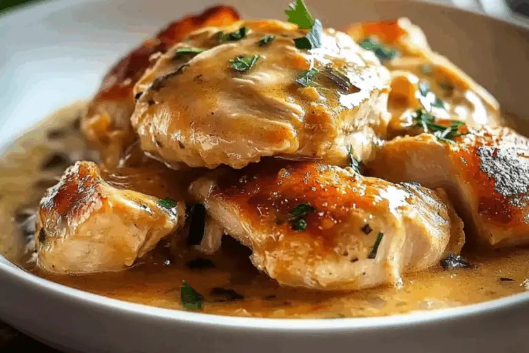 Creamy Slow-Cooked Angel Chicken Bliss