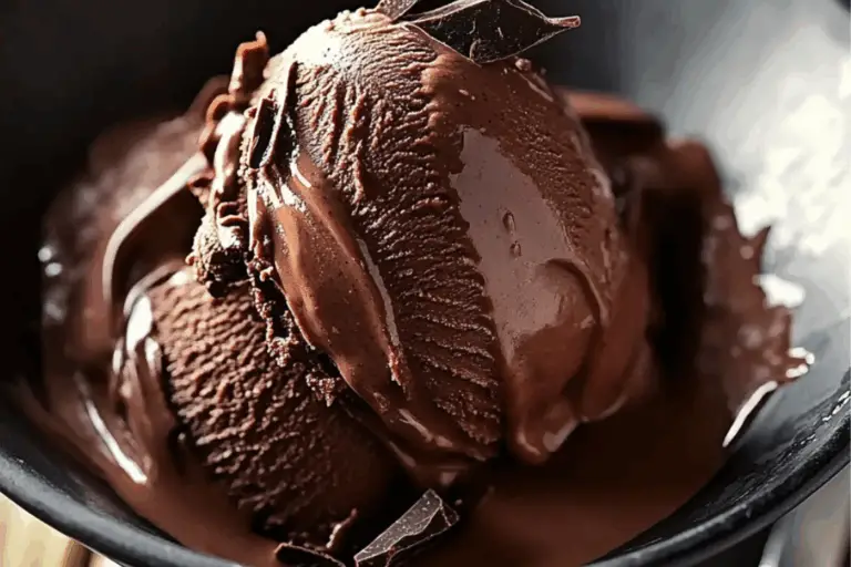 Homemade Chocolate Ice Cream