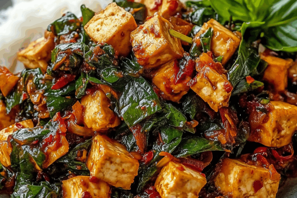 Zesty Thai Basil Tofu Stir-Fry: A Flavor-Packed Plant-Powered Delight