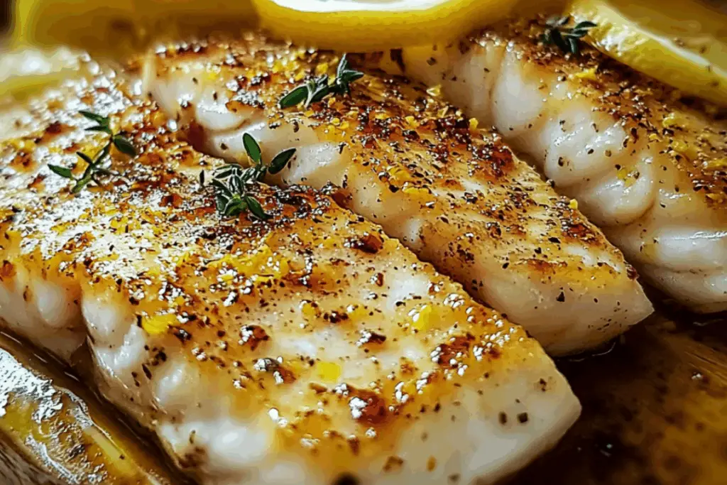 Zesty Lemon Butter Fish Fillet