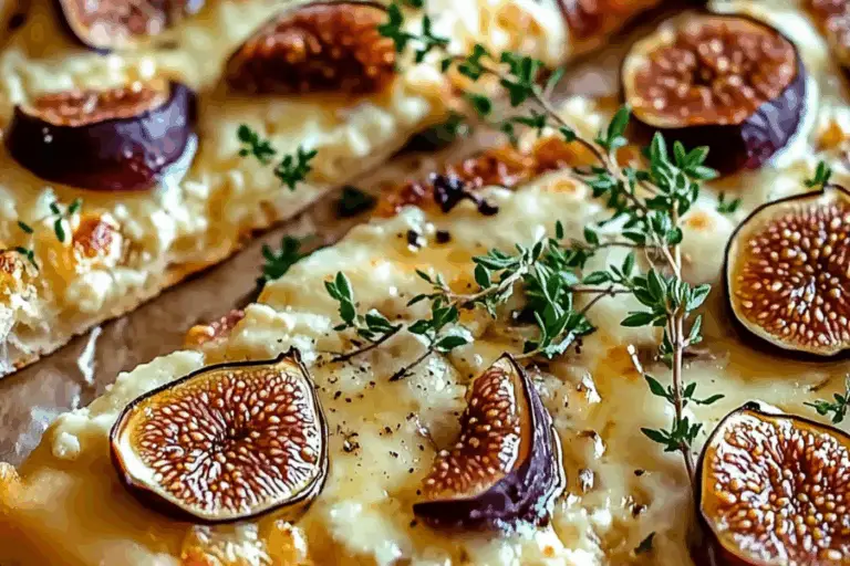 Cheesy Fig Brie Flatbread: A Flavor Explosion You Won’t Forget