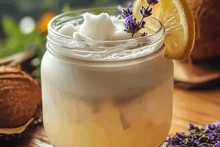 Coconut Lavender Lemonade Mocktail