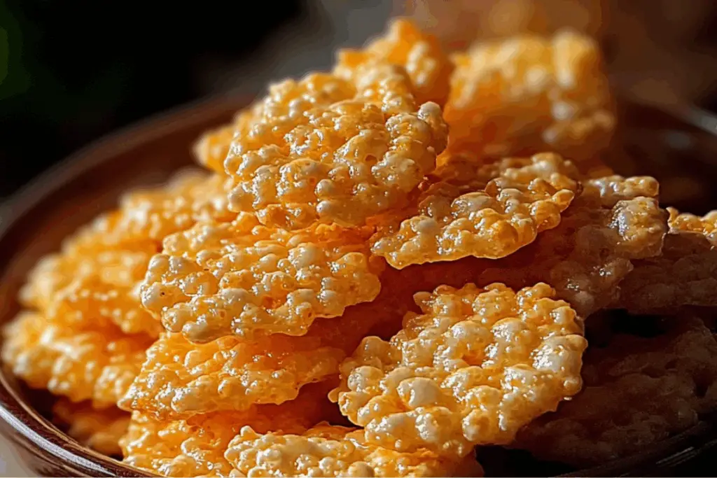 Rice Krispie Cheddar Crackers