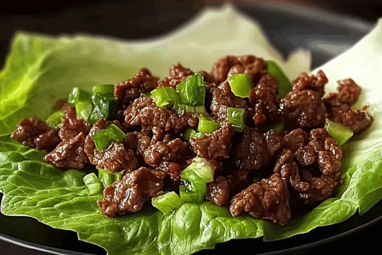 Beef Lettuce Wraps
