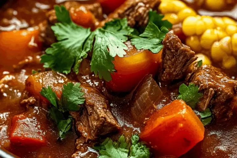 Crock Pot Carne Guisada (Mexican Beef Stew)