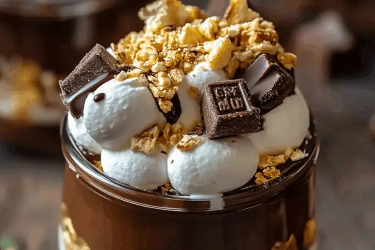 S’mores Mousse Parfaits
