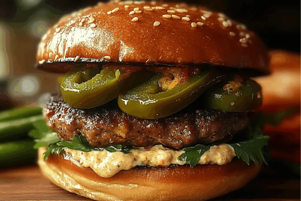 Poblano Popper Burger
