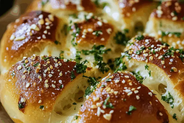 Korean Garlic Cheese Bread