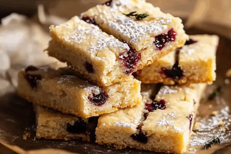 Cranberry Orange Shortbread