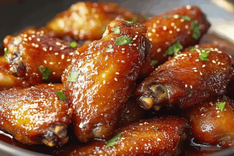 Crispy Honey Sriracha Chicken Wings