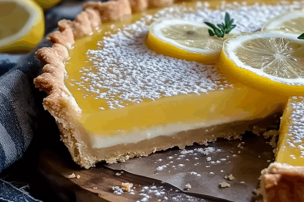 Easy Crustless Lemon Tart