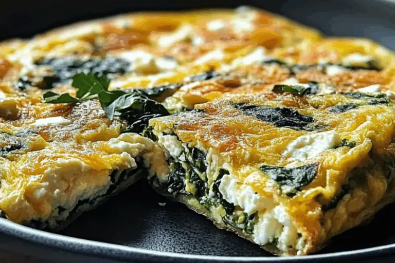 Fluffy Greens & Golden Cheese: Oven-Baked Omelet Magic You’ll Crave Weekly