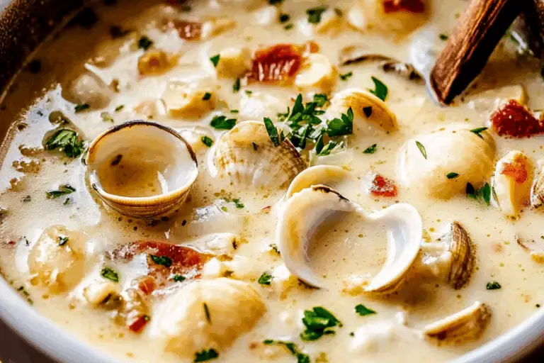 Homemade Clam Chowder: A Cozy Bowl of Comfort