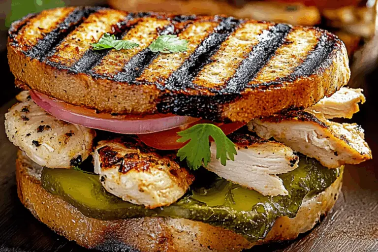 Grilled Mojo Chicken Cuban Sandwich