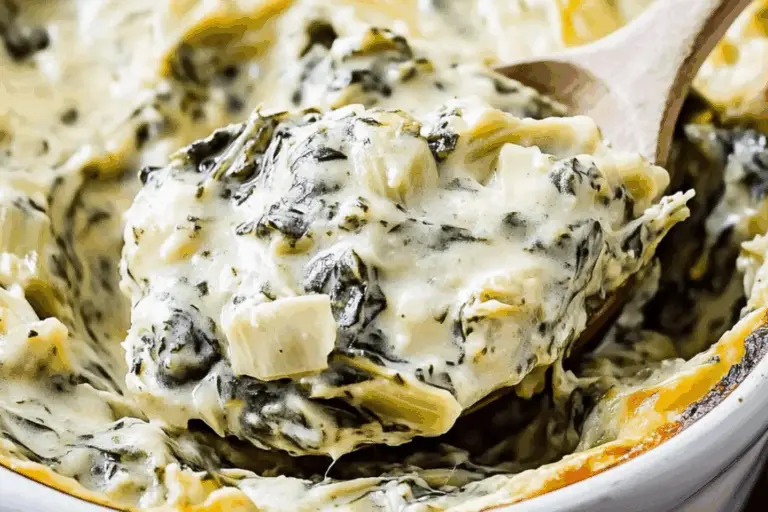 5-Ingredient Healthy Spinach Artichoke Dip