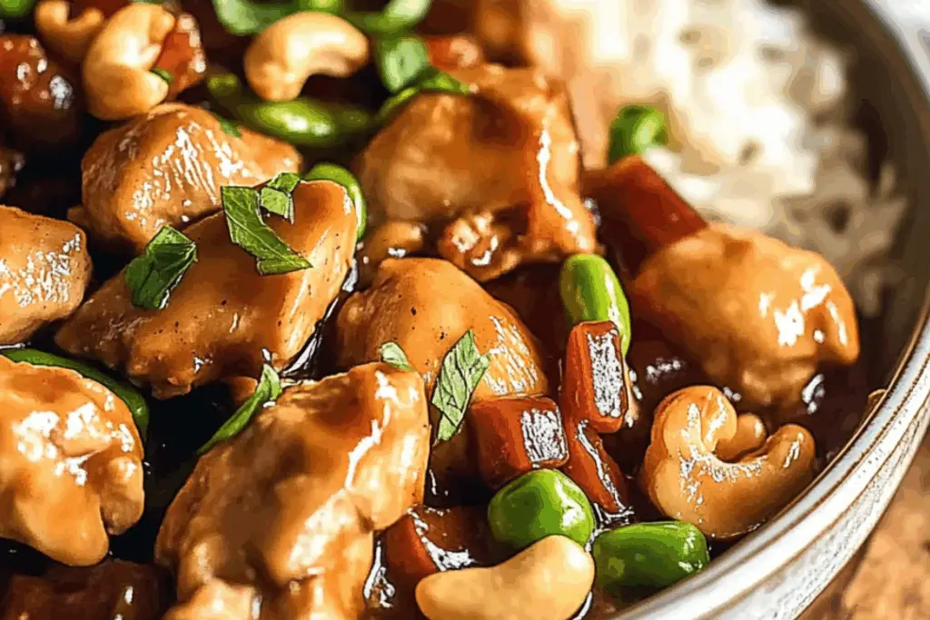 Crockpot Cashew Chicken