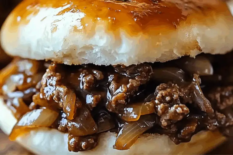 Irresistible French Onion Beef Sloppy Joes: A Flavor Explosion in Every Bite