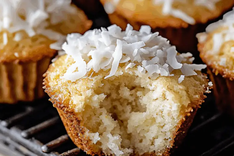 Lemon Coconut Muffins {GF}